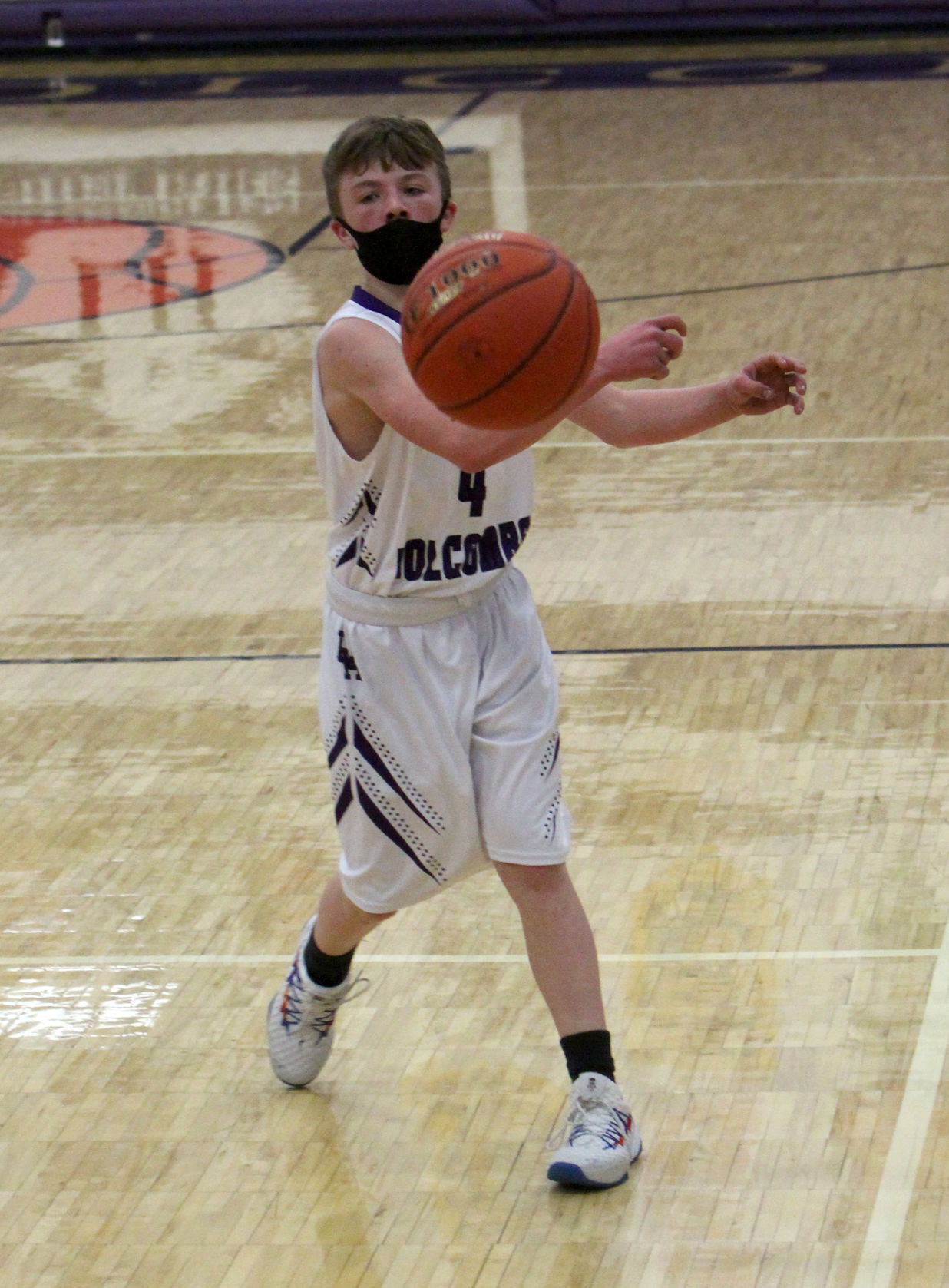 Winter at Lake Holcombe boys basketball 1-5-21